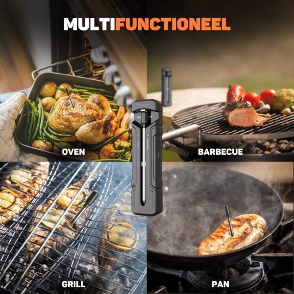 Wireless meat thermometer